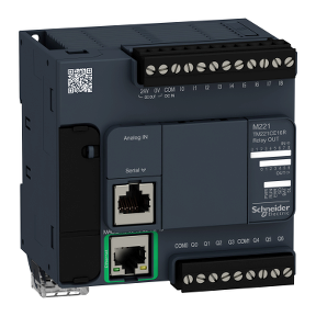 TM221CE16R controller M221 16 IO relay Ethernet
