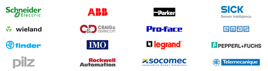 electrical component manufacturers logos
